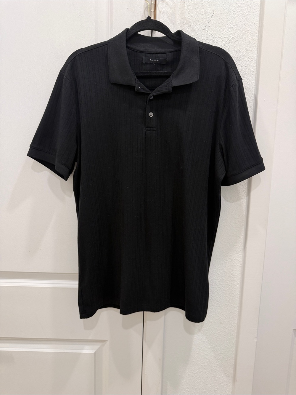 Tahari Black Men's Polo Shirt